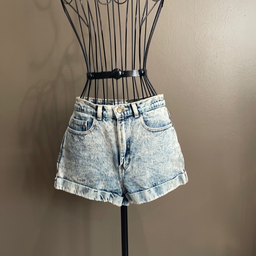 American Apparel High-Waisted Shorts Size 28